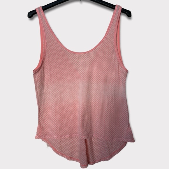 HP Lululemon Burn It Out Tank Mesh Burnout Bleached Coral Size 10 - Picture 9 of 12